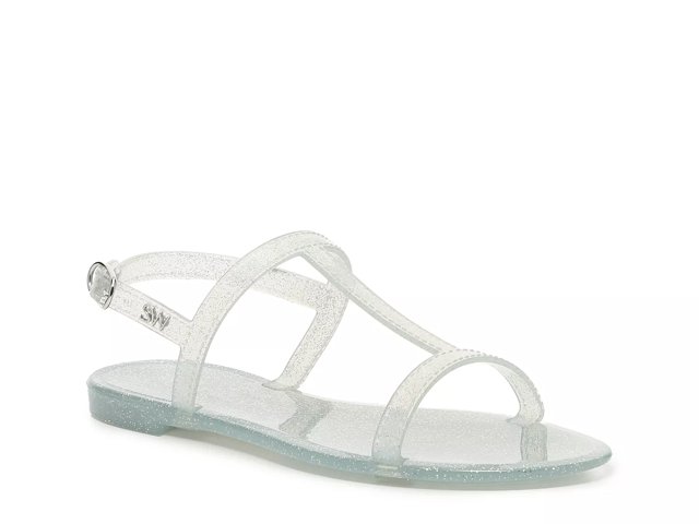 Stuart weitzman jelly flats on sale