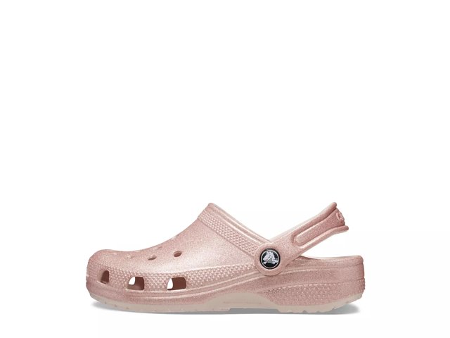 Crocs Classic Glitter Clog - Little Kid / Big Kid - Flamingo Pink