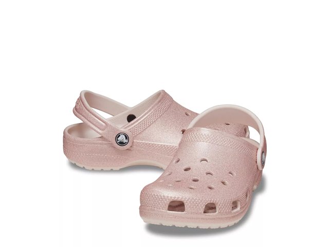 Crocs Glitter Clog Kids Free Shipping DSW