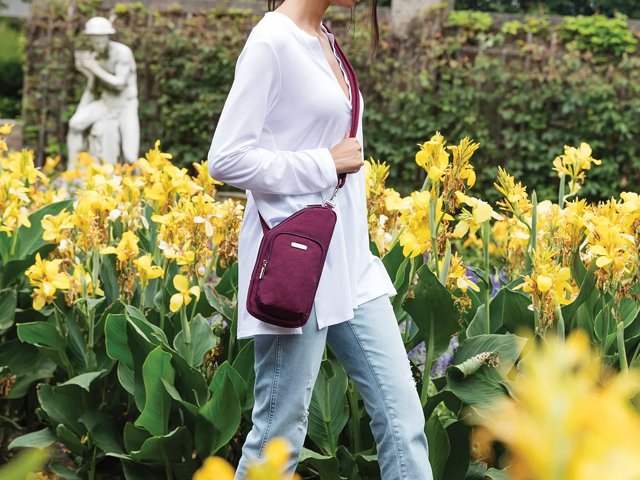 Travelon evening hot sale handbag
