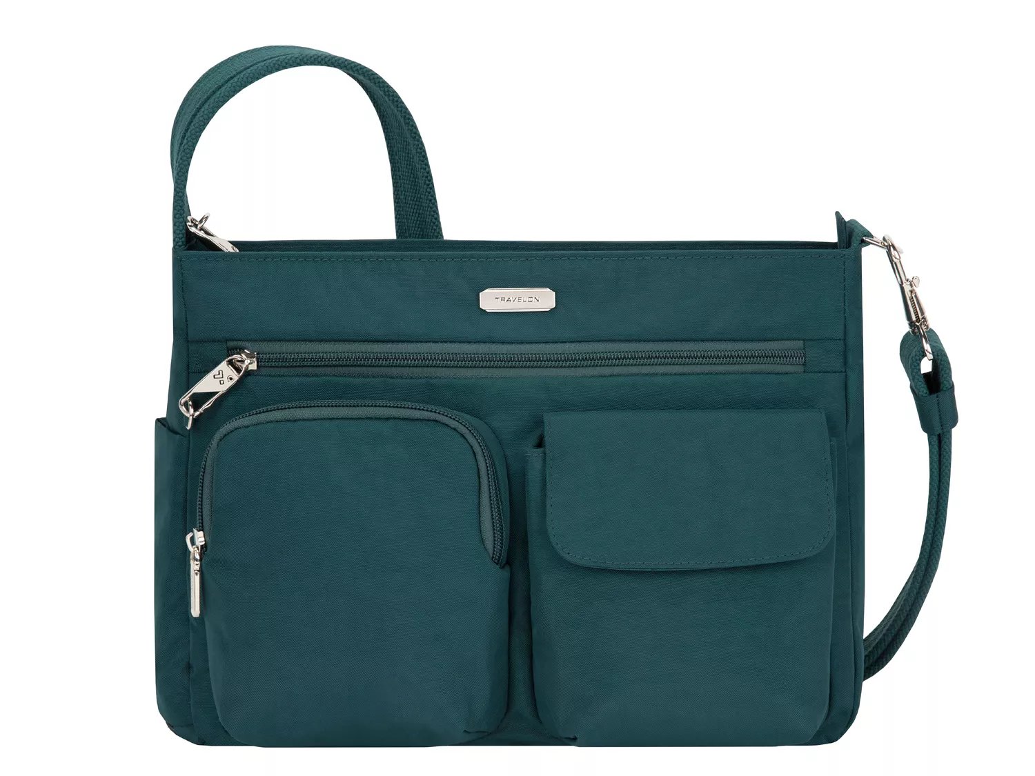 Travelon Essentials Crossbody Bag | Women's | Dark Teal Cover