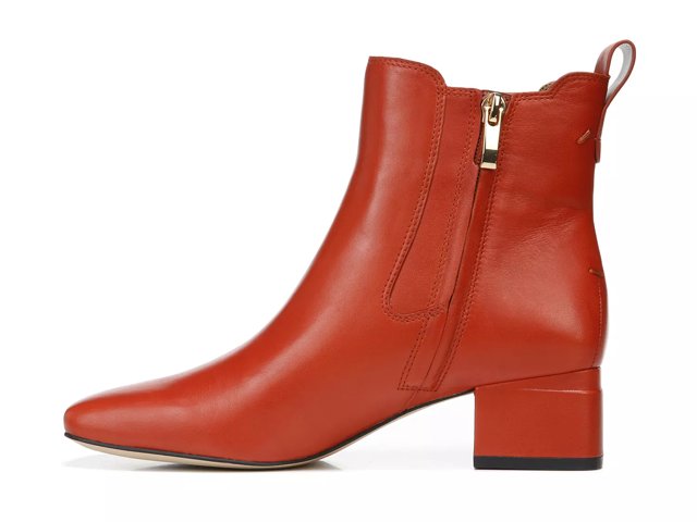 franco waxton block heel bootie