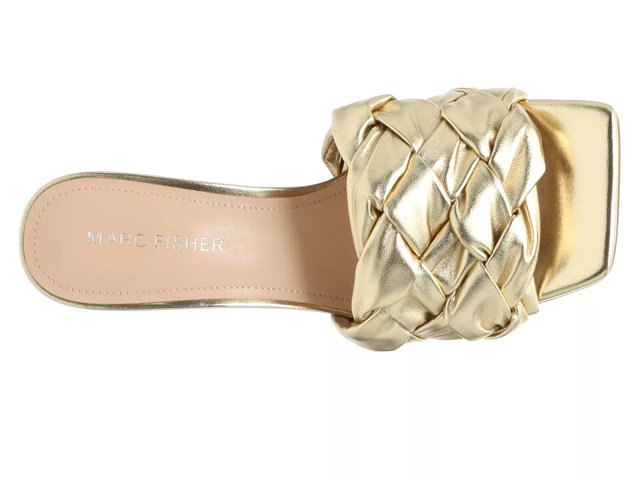 Marc fisher gold sandals on sale