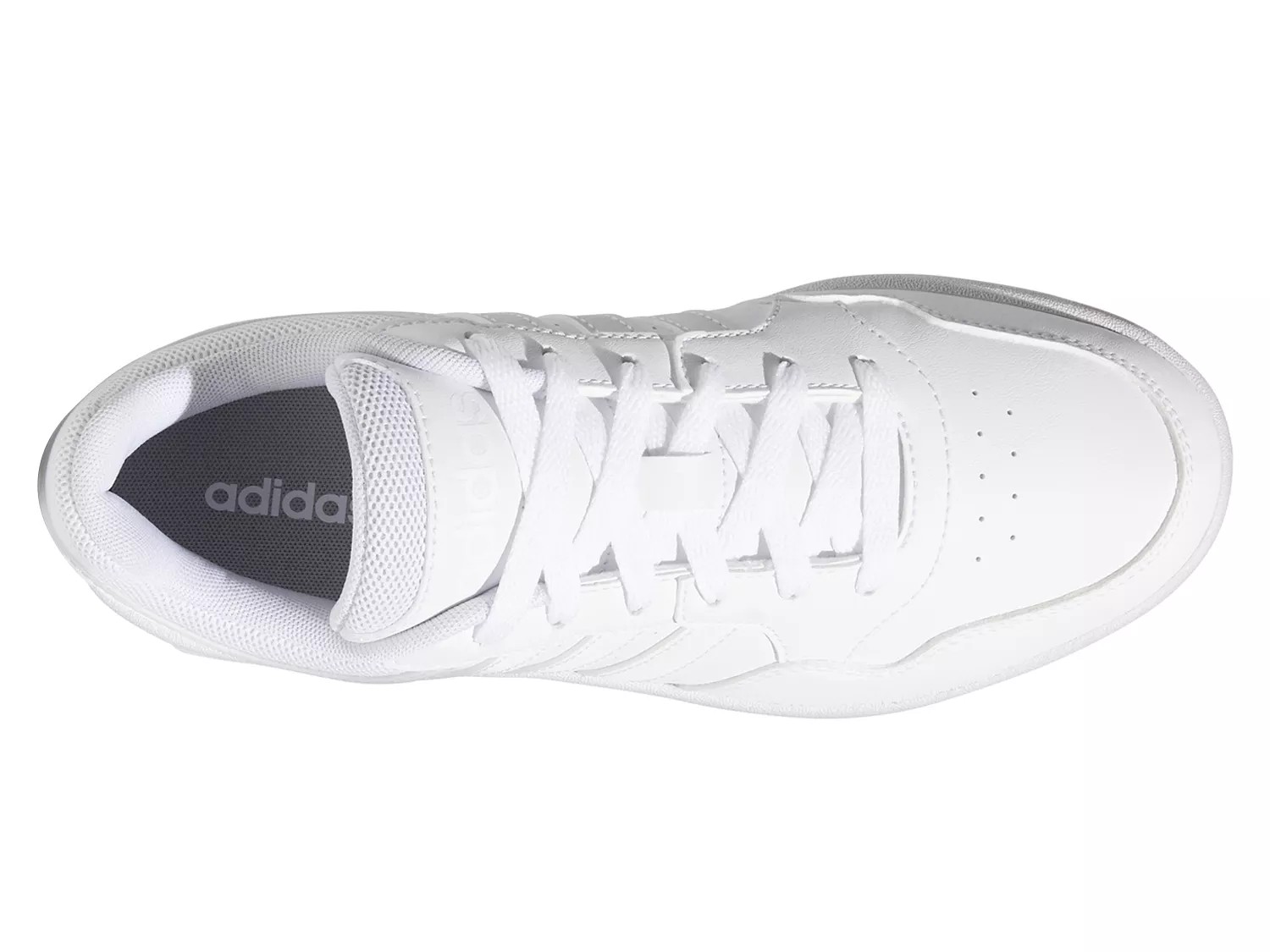 sneaker vl hoops low adidas weiß