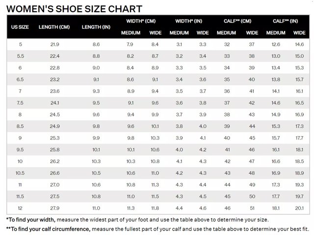 Franco sarto sizing hotsell