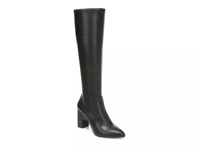 Wide calf black dress boots on sale