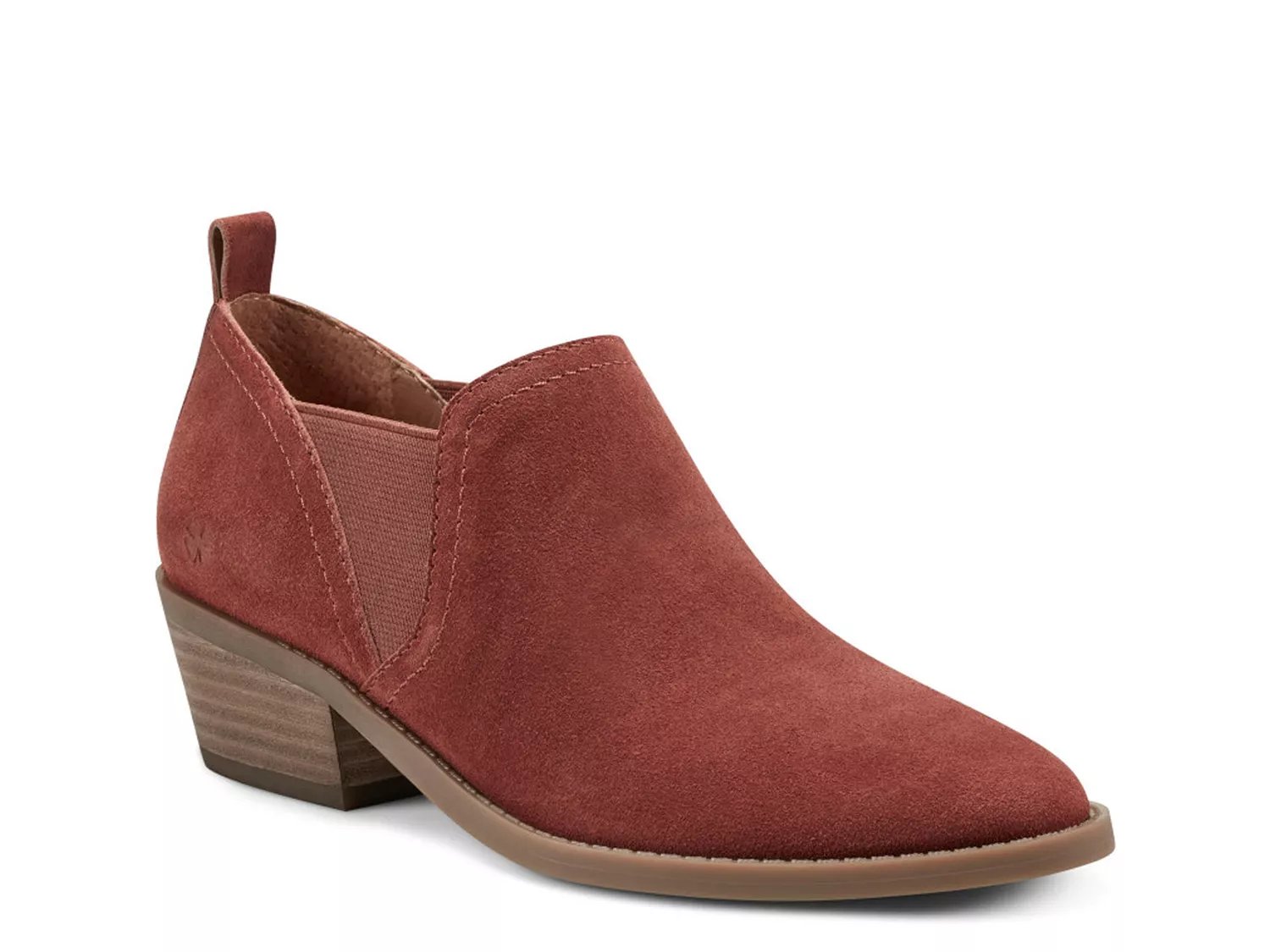 dsw red ankle boots