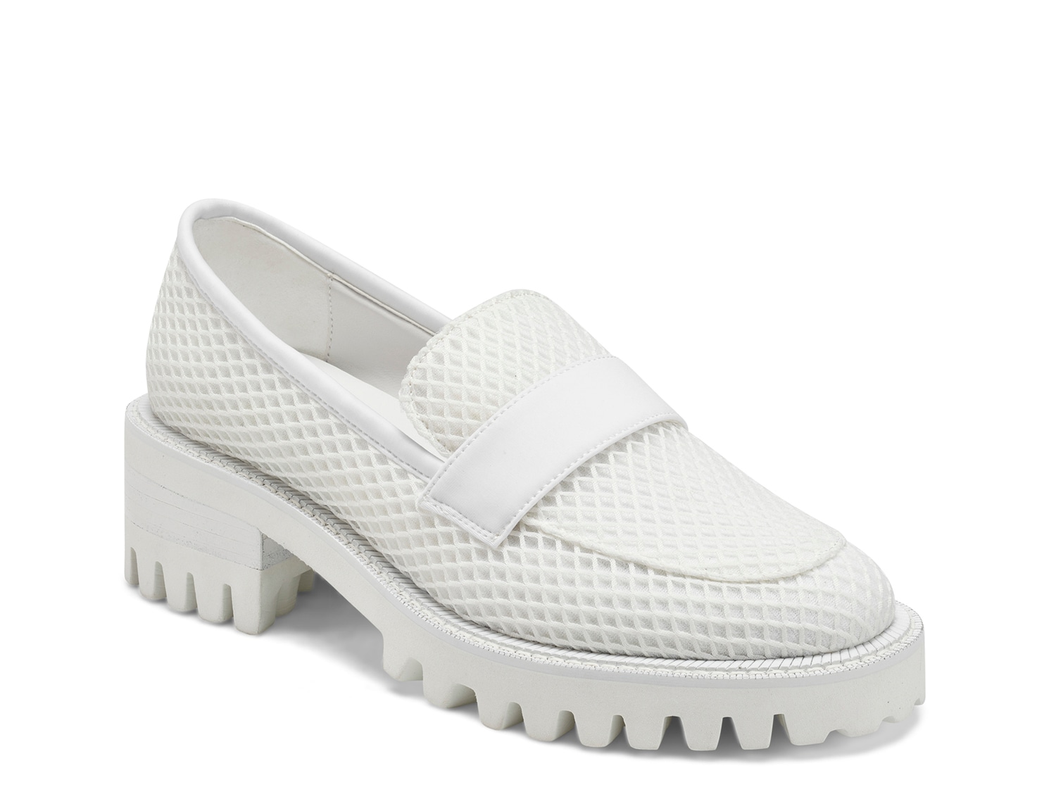 dsw white loafers