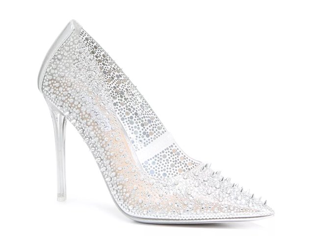 Steve madden clear pump cheap