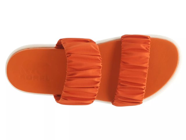 Orange sandals dsw store
