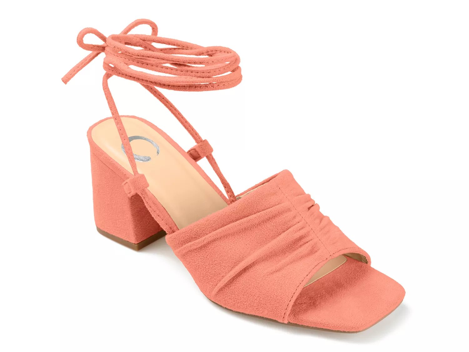 Journee Collection Felisity Sandal | Women's | Salmon | Size 7 | Heels | Sandals