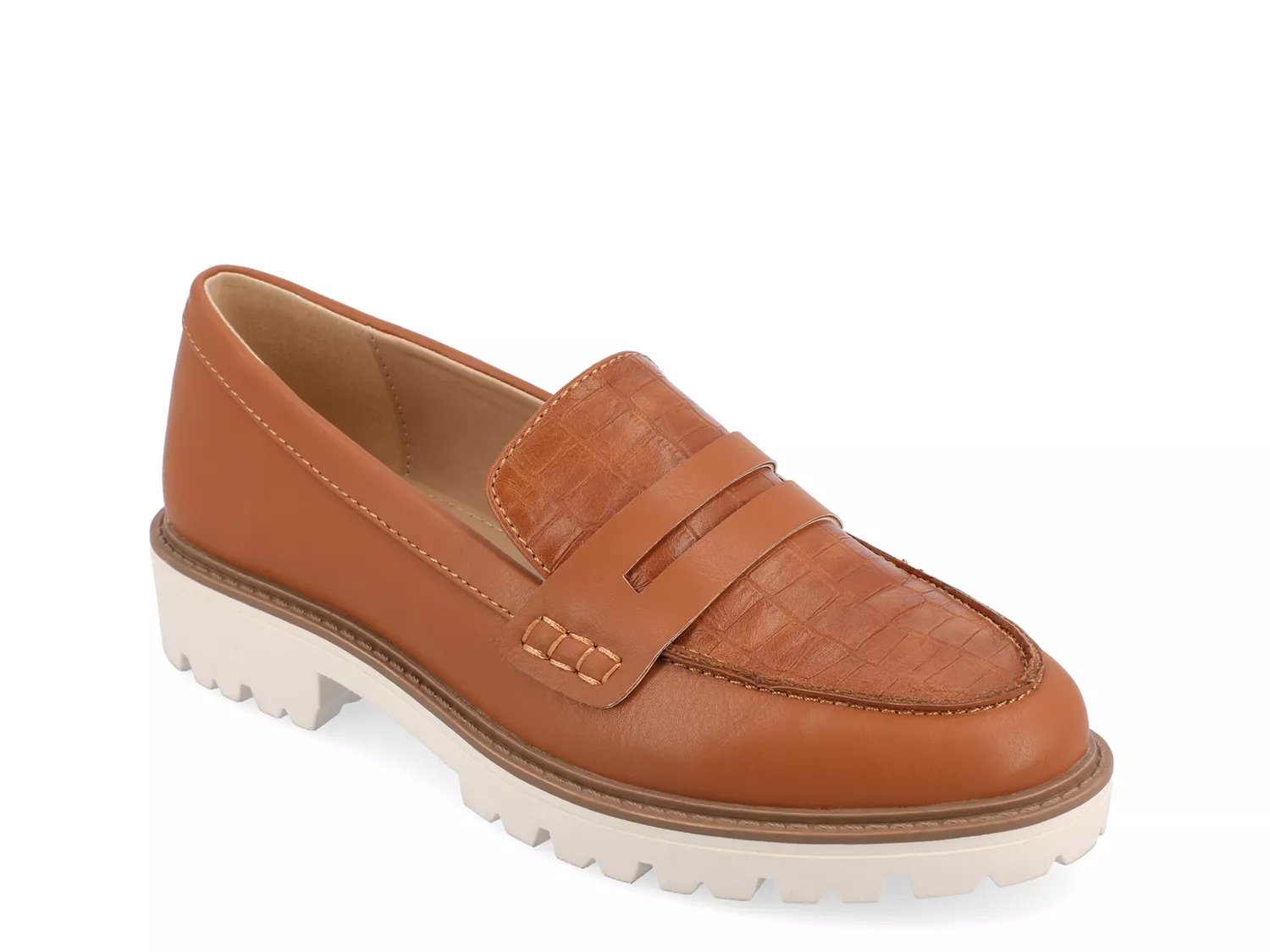 Journee Collection Kenly Penny Loafer | Women's | Brown | Size 9.5 | Loafers | Block