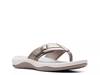Sunmaze Shine Flip Flop Pewter Metallic view