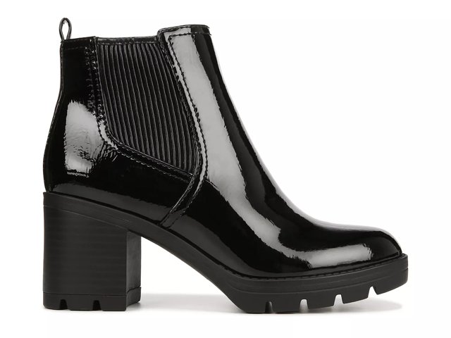 Dsw black patent leather boots discount