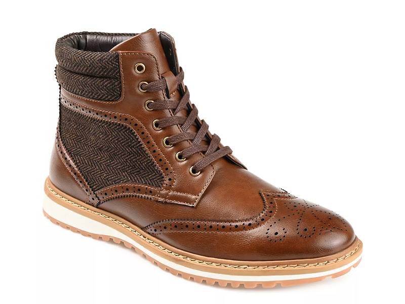 Nunn bush odell men's wingtip hot sale dress boots