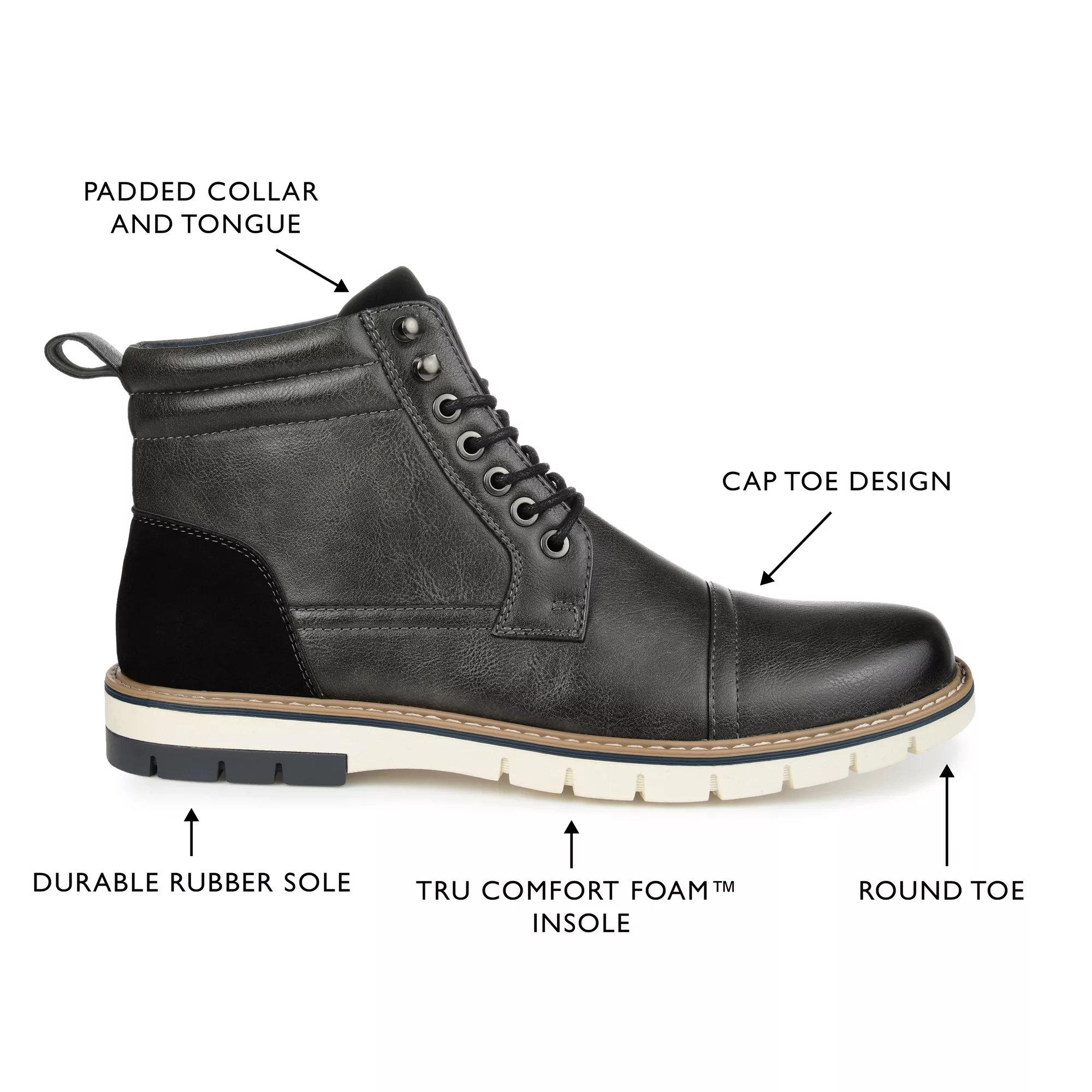 Lucien Cap Toe Boot