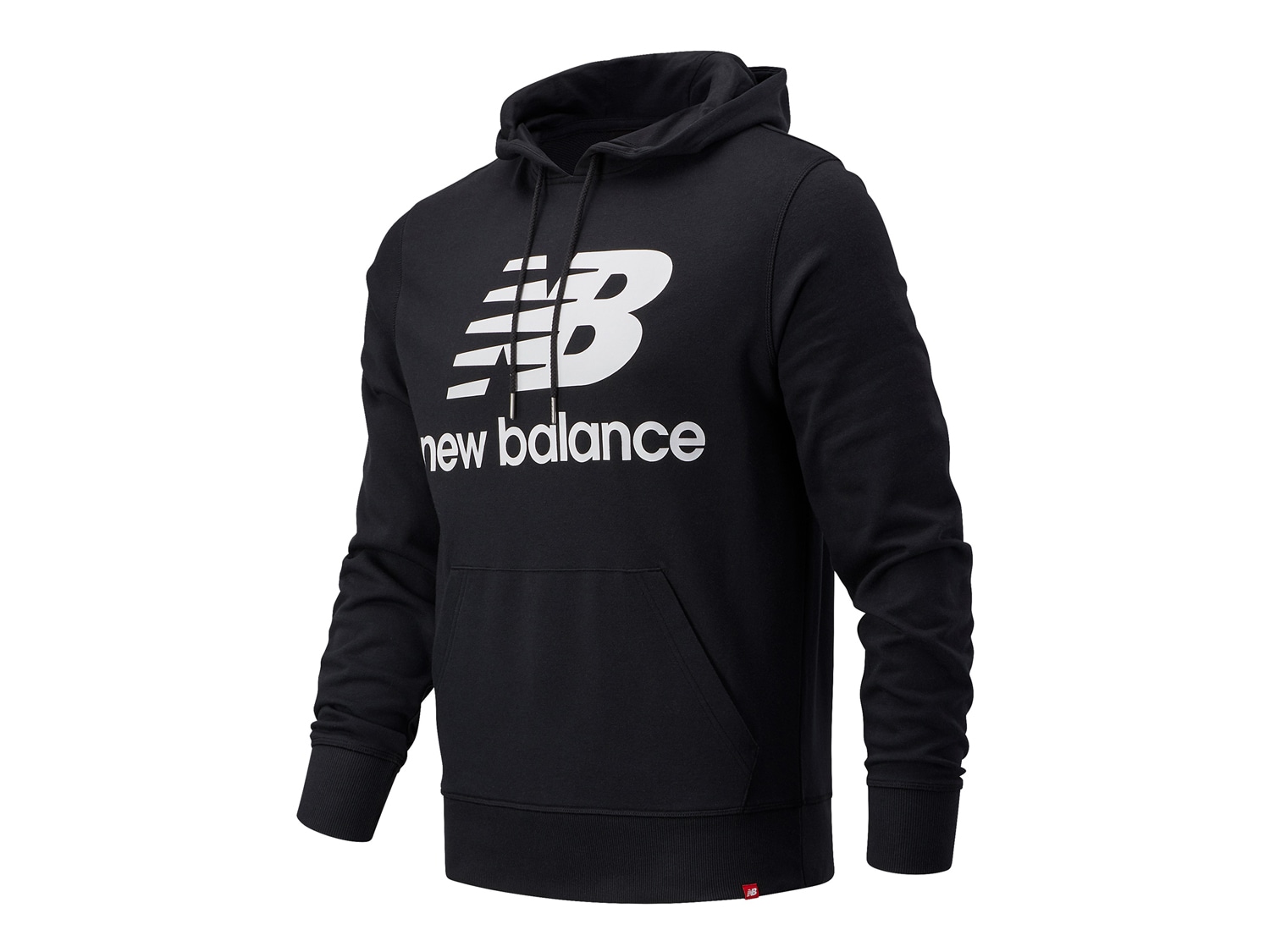 New Balance Essentials Stacked Logo Men's Hoodie - Free Shipping | DSW