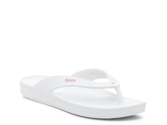 White Womens Stella Court Flip Flop Sandal, Reef