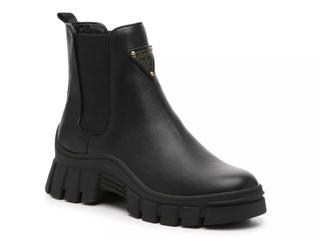 Guess black boots dsw store