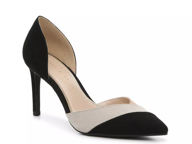 Black and white pumps dsw cheap