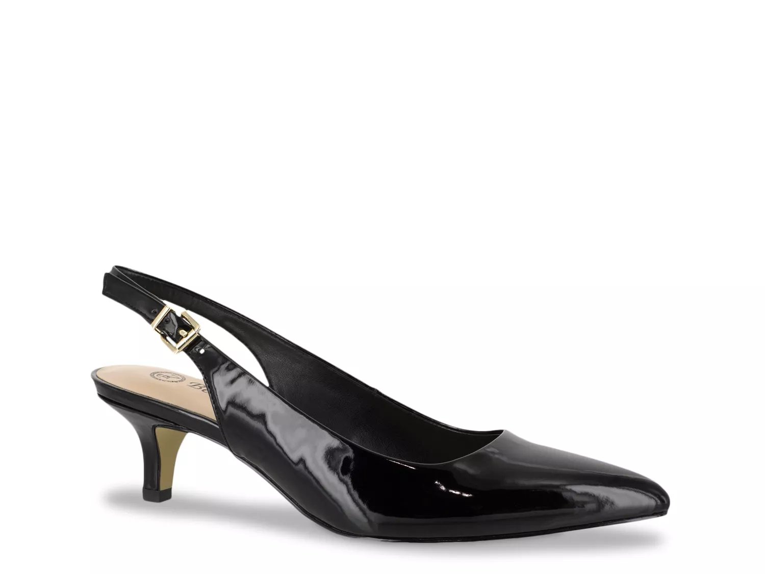 Bella Vita Scarlett II Pump | Women's | Black | Size 8 | Pumps | Kitten | Slingback