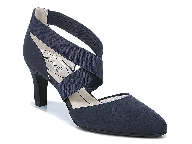 Navy pumps dsw sale