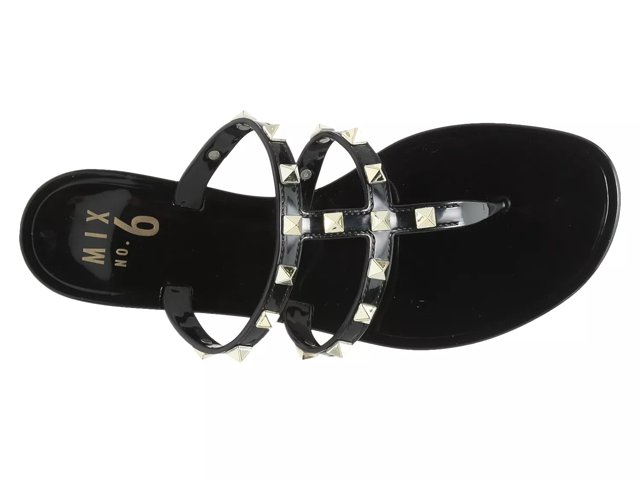 nalho - Ganika Tie-Dye Sandals Black