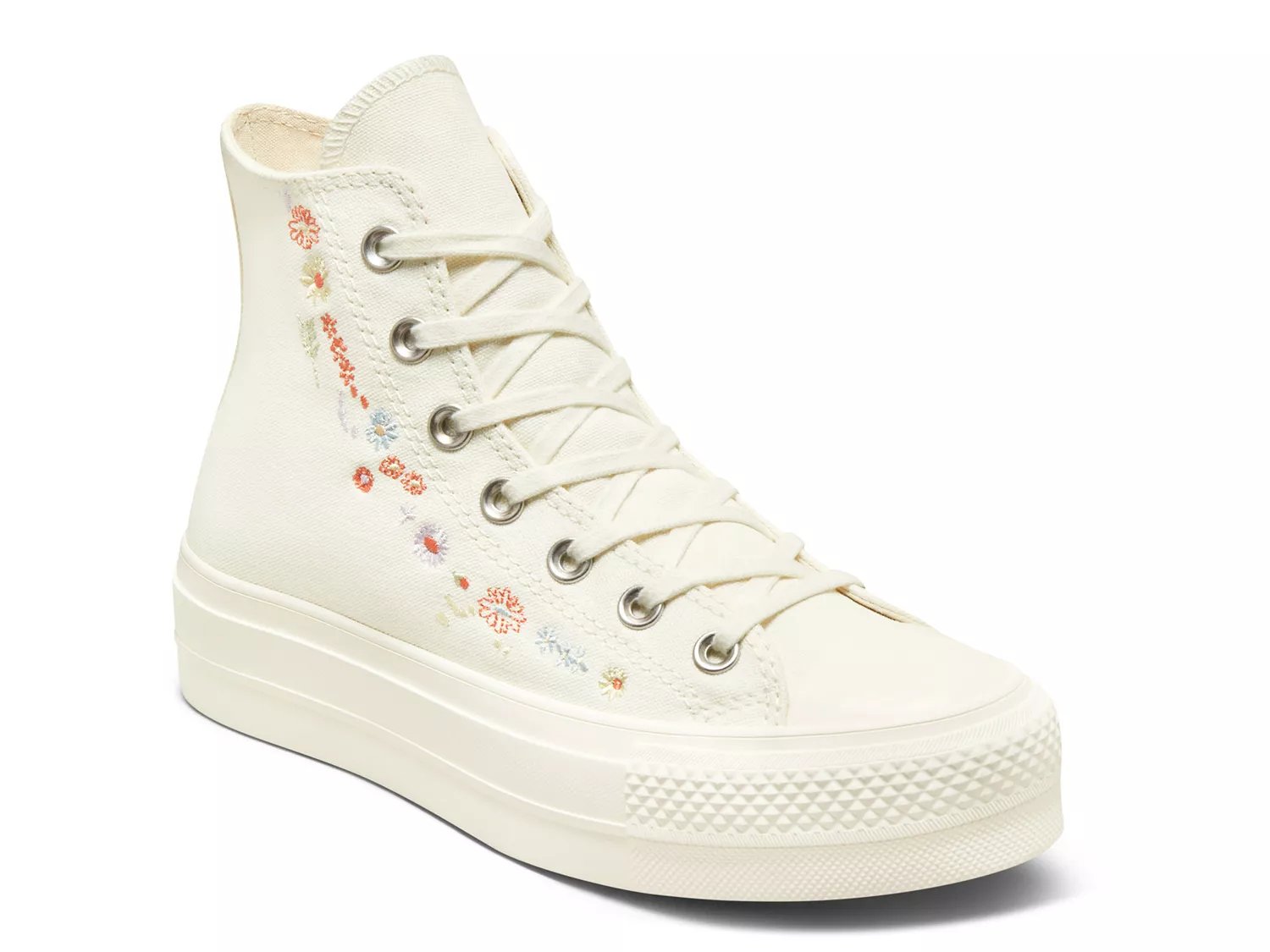 White high top converse hot sale dsw