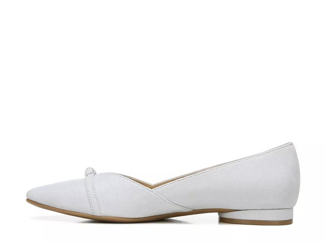 Naturalizer white flats on sale