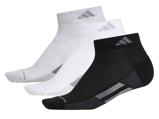 adidas Superlite Stripe 3 Women's Ankle Socks - 3 Pack - Free Shipping | DSW