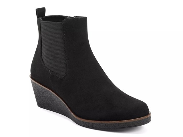 Aerosoles wedge clearance boots suede