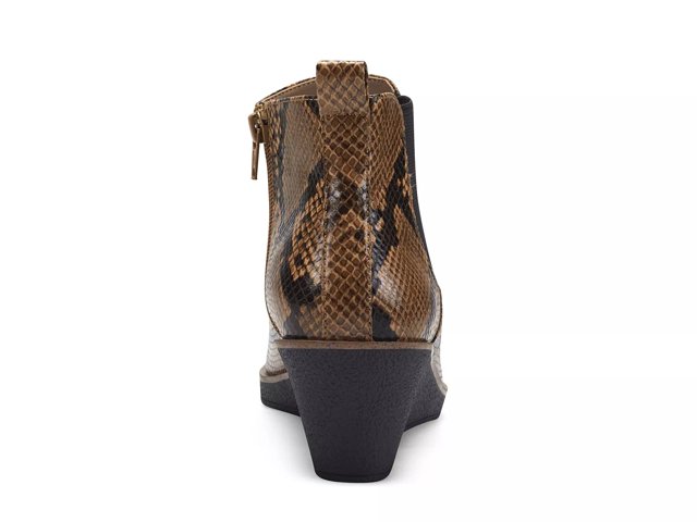 Snake print booties dsw discount
