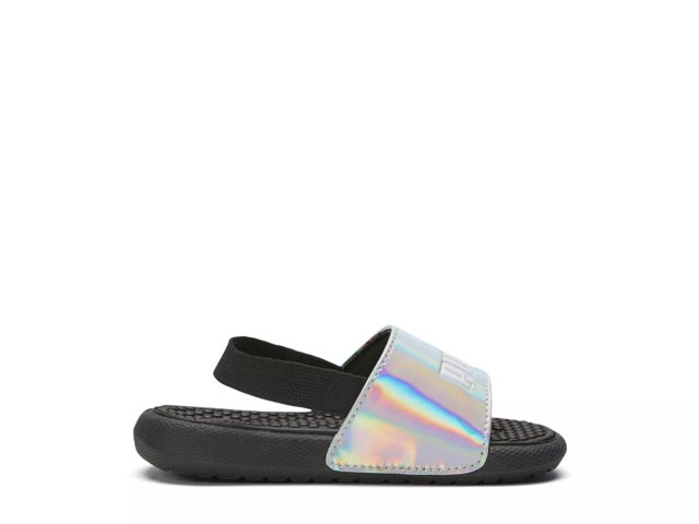 Puma chrome slides hotsell