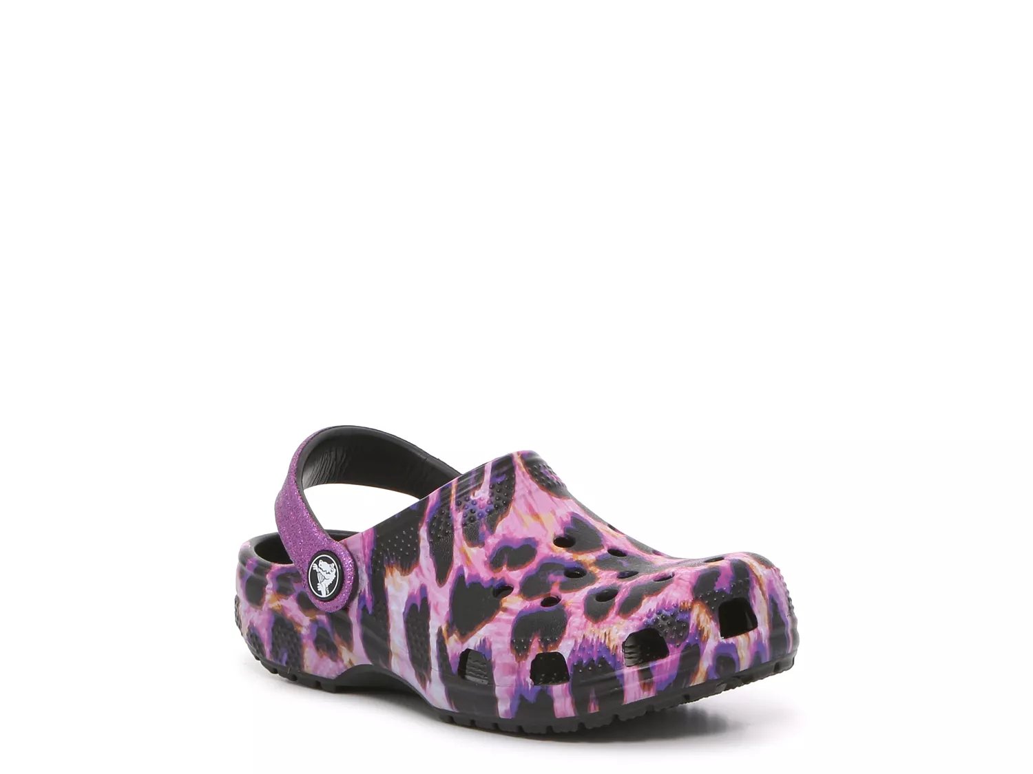 Leopard discount print crocs