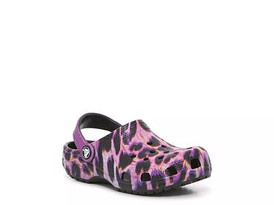 Leopard crocs best sale for kids