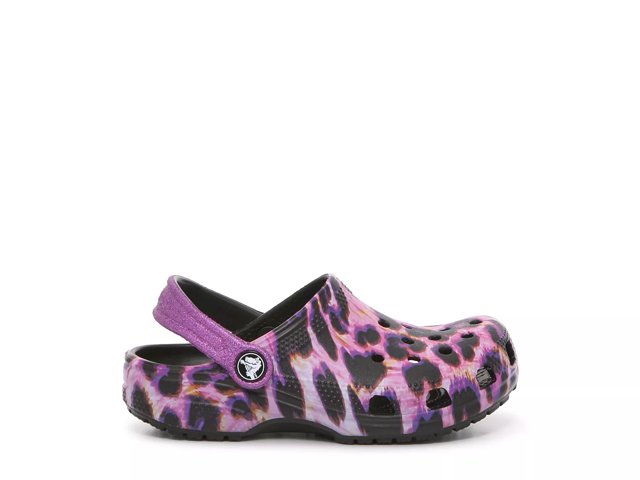 Crocs Animal Print Clog Kids Free Shipping DSW