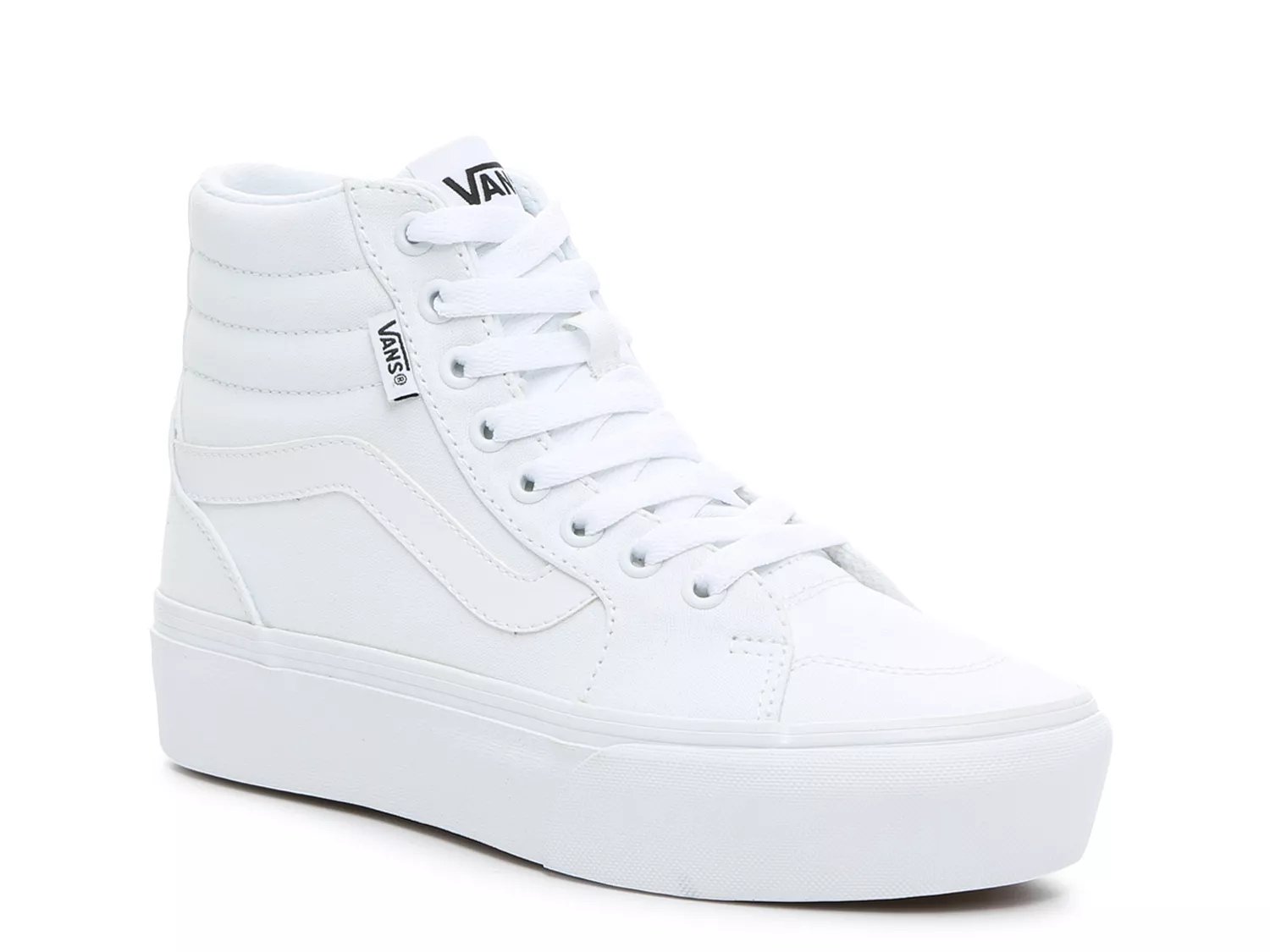 Womens vans black high on sale tops