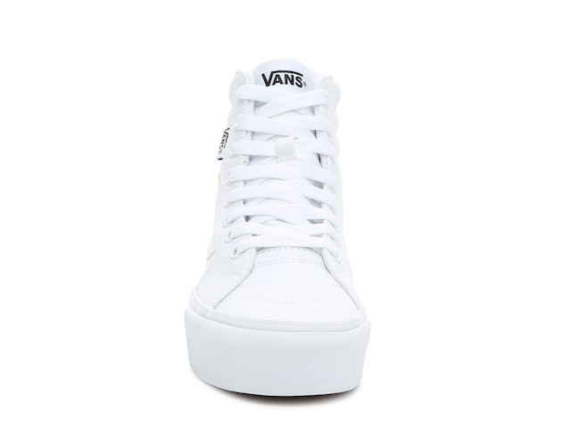 VANS SK8 HI Platform 2 After Dark Camo True White Glitter Sneakers Women  9.5