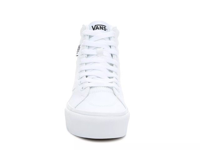 Vans high top mujer plata discount