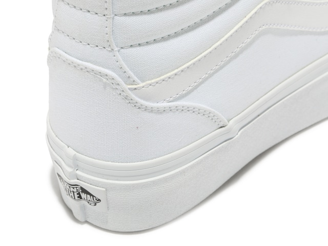 VANS SK8 HI Platform 2 After Dark Camo True White Glitter Sneakers Women  9.5