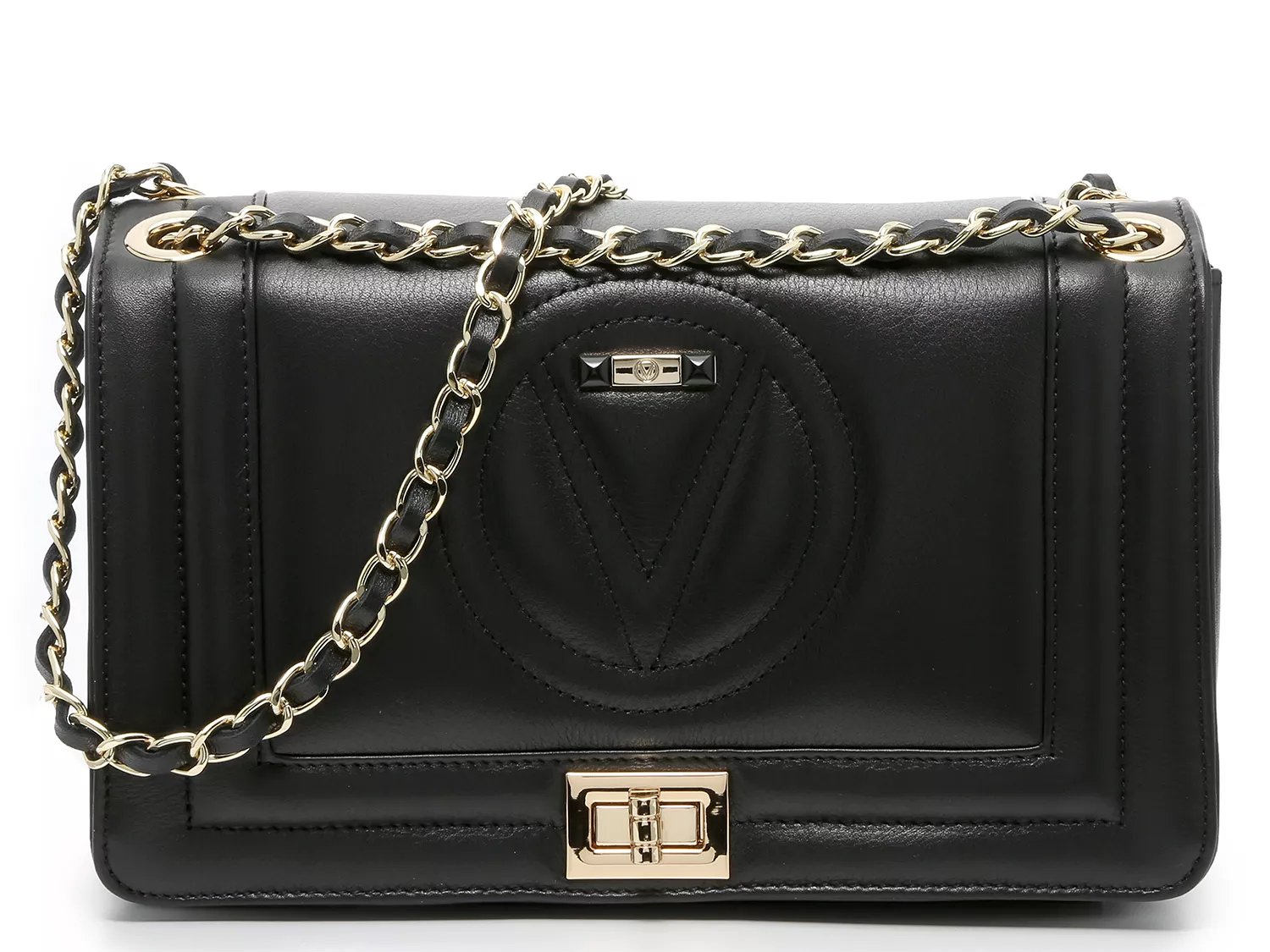 Valentino Bags by Mario Valentino Alice Embossed Black One Size: Handbags