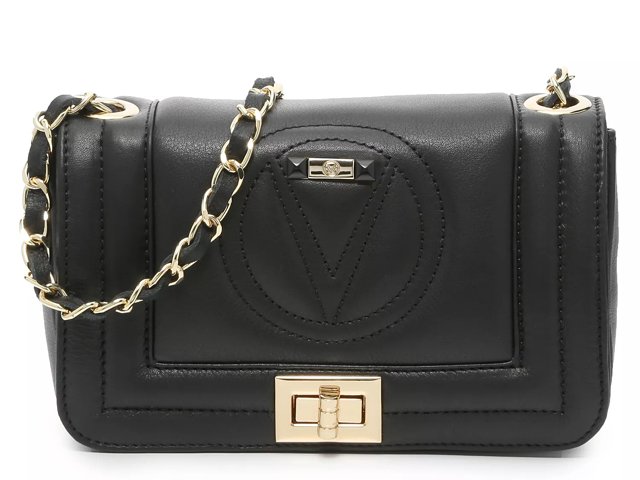 VALENTINO BY MARIO VALENTINO Alice Quilted Leather Shoulder Bag In Black