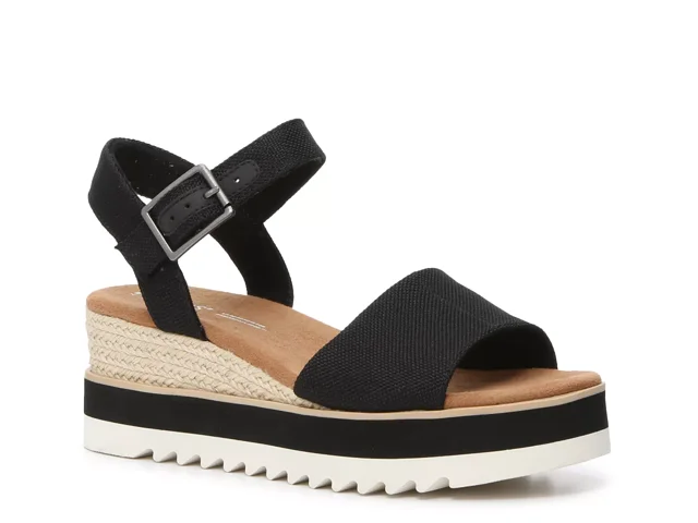 TOMS Diana Espadrille Wedge Sandal - Women's - Free Shipping | DSW