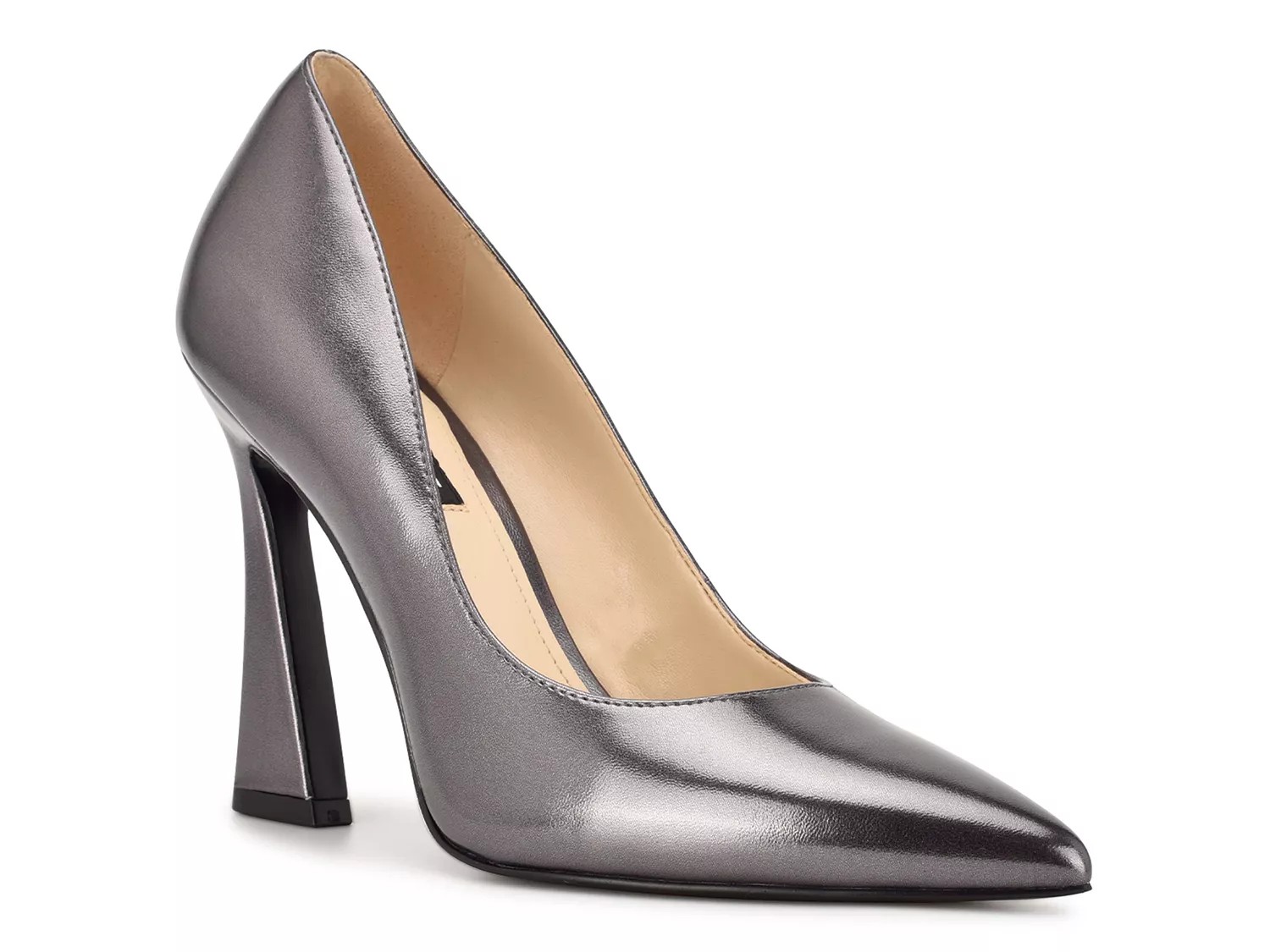 nine west pewter heels