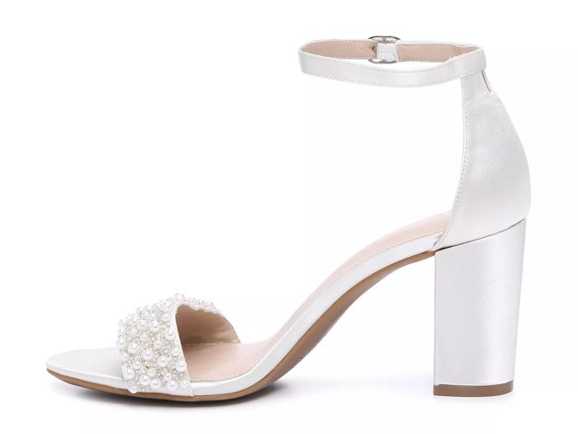 Dsw white block heels sale