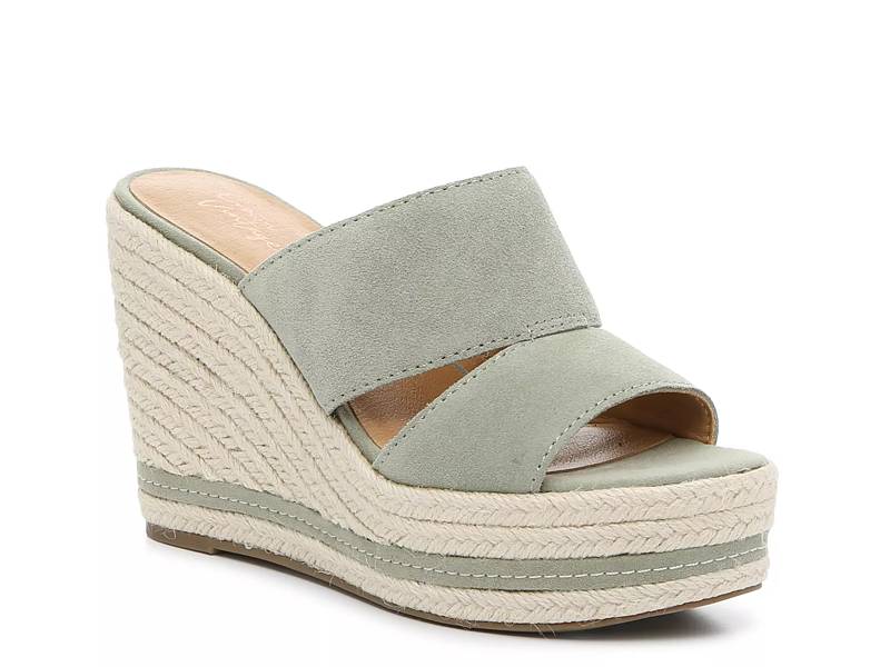 Crown vintage sage wedge sandal new arrivals