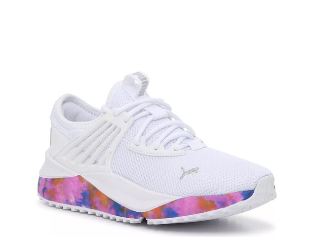Women's puma pacer next cage rainbow sneakers discount