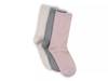 Recycled Women's Crew Socks - 3 Pack Light Pink/Grey/Cream view