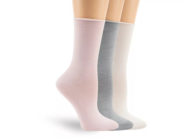 Lemon Recycled Women's Crew Socks - 3 Pack