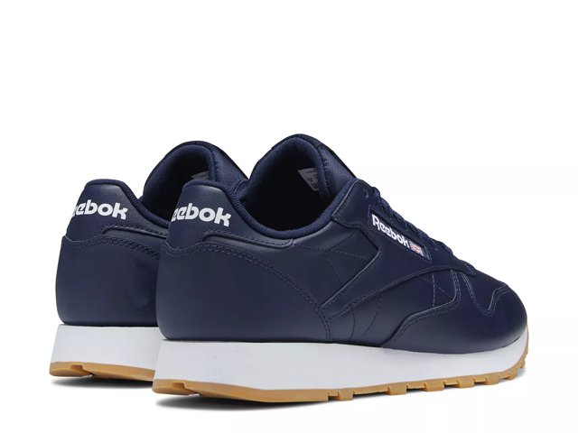 Reebok cl leather blue cheap